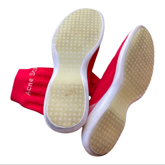 ACNE Studios Red Sock Sneakers - Picture 2 of 3